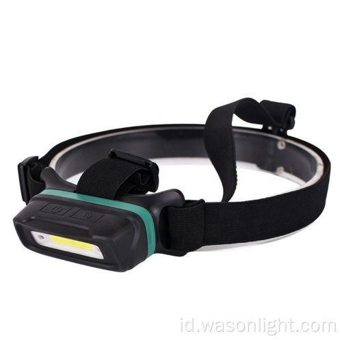 Wason Profesional Advanced Cob Flood Work Site Headlamp Mining Rekayasa Kerja Lampu Kepala Rechargeable